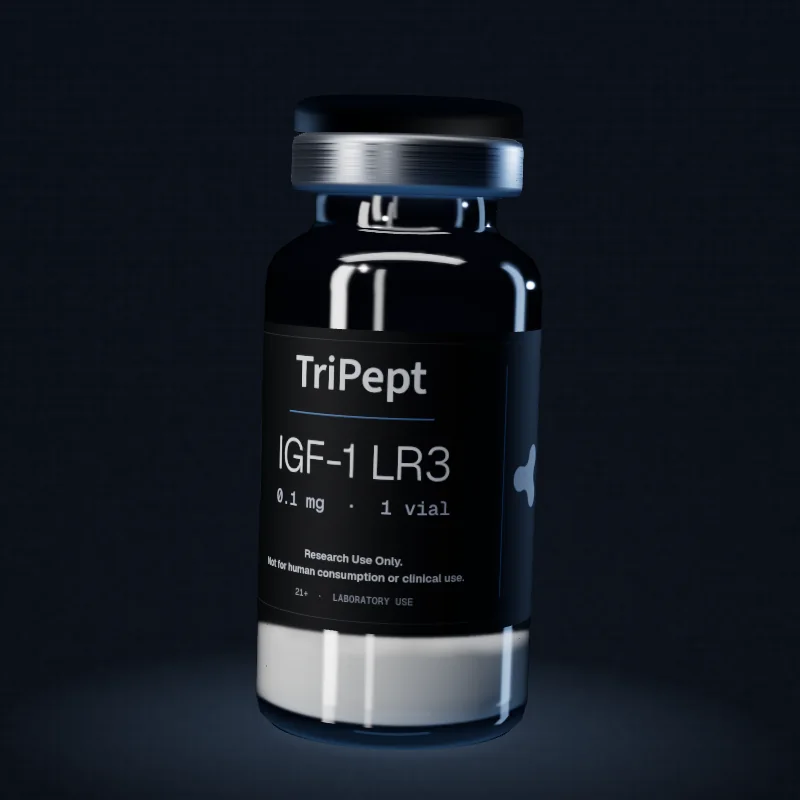 Illustrative render of IGF-1 LR3 0.1 mg