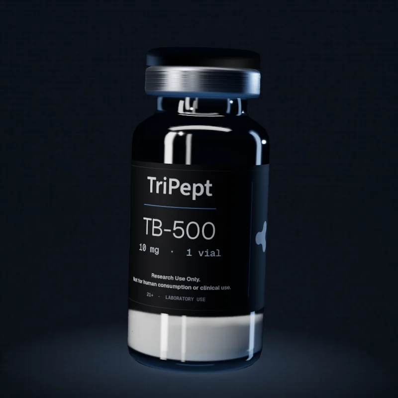 Illustrative render of TB-500 10 mg